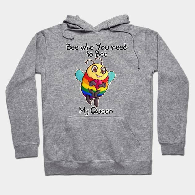 Pride Bee Hoodie by Zorveechu